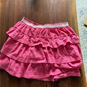Mini Boden pink skirt / skort with sparkle band detail. Size 13-14Y.